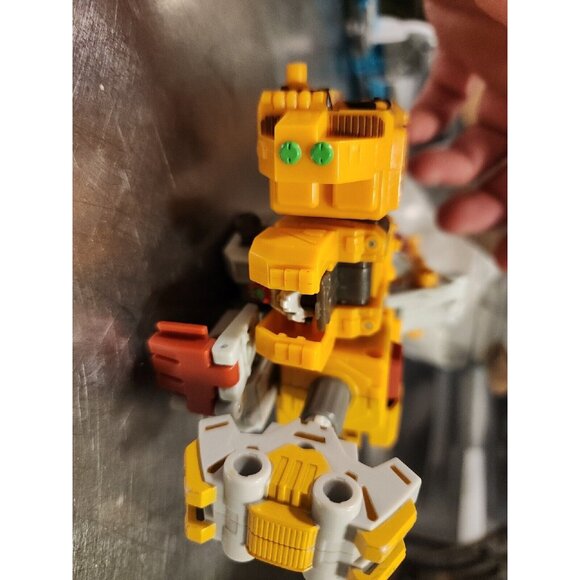 Transformers Cybertron 2005 Longrack Deluxe Class Figure Yellow Incomplete - Picture 13 of 16